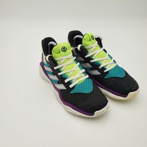 adidas Harden Stepback Sz. 5.5 Men Sz. 7.5 Women Black/Green